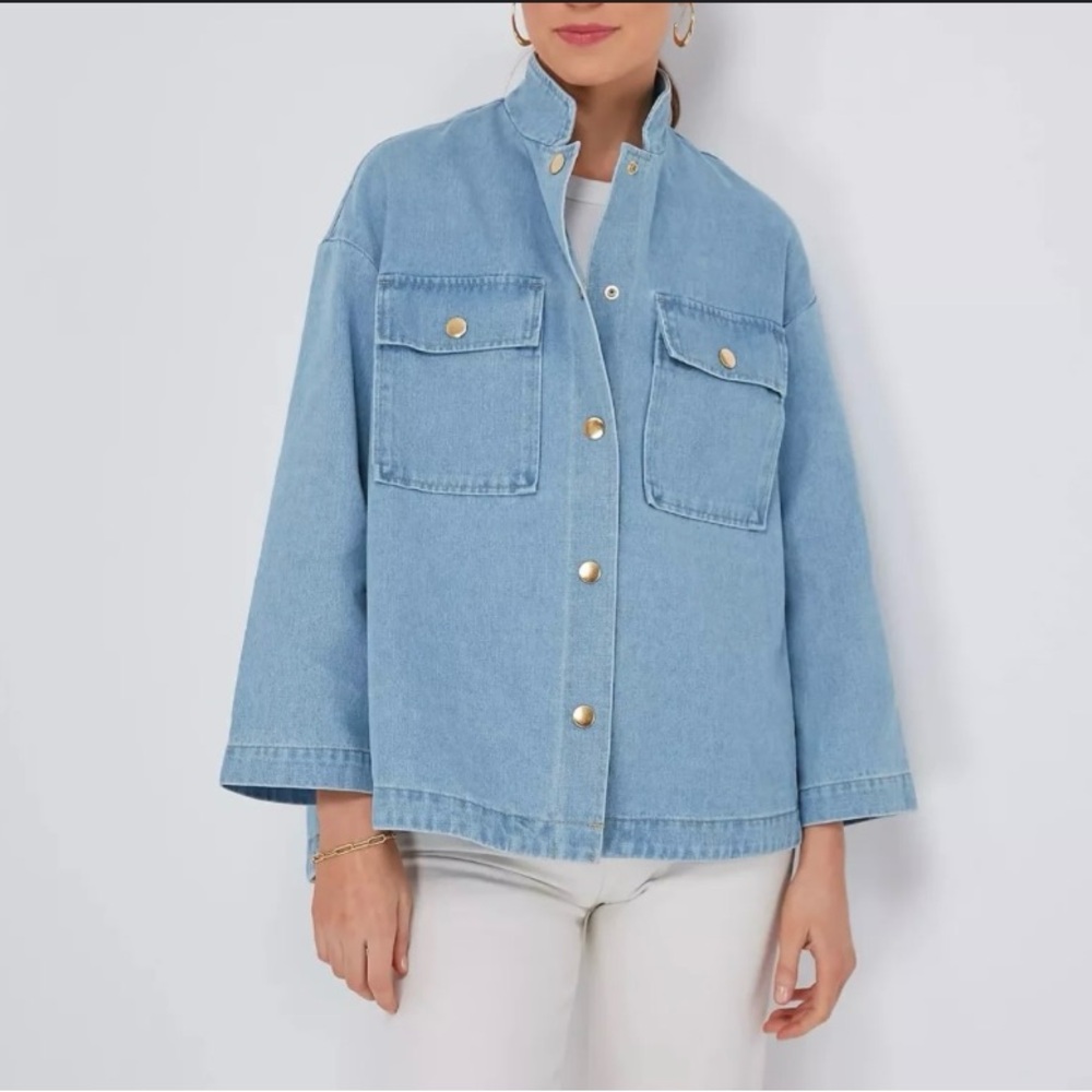 Tuckernuck Blue Jean Jacket Short Sleeve